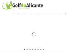 Tablet Screenshot of golf4ualicante.com
